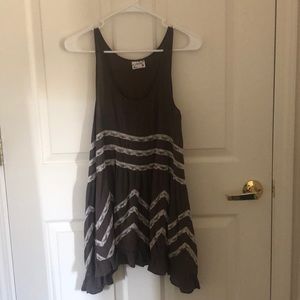 Brown free people dress